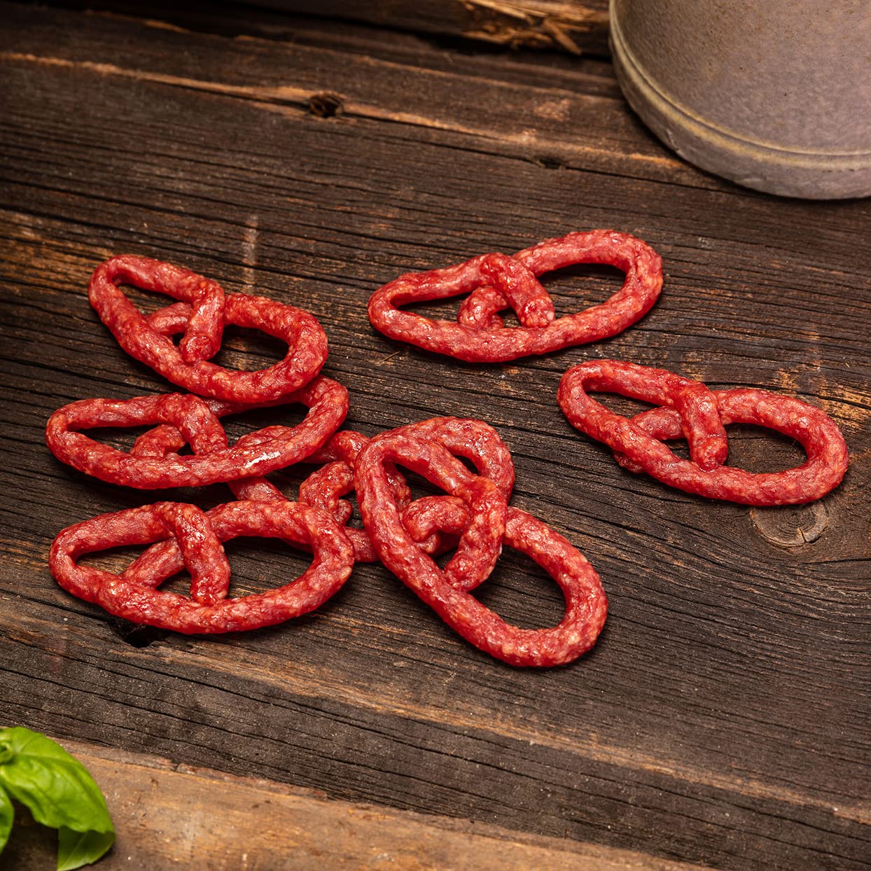 WURSTBARON - Salami Mini Pretzel - Original Sausage Snack Pretzels from Bavaria - Box of 16 Packs of 50 g Each - Snack Box Sticks – Bild 4