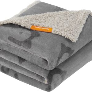 Feandrea Sherpa Fleece Waterproof Dog Blanket, XL, 50" x 60"
