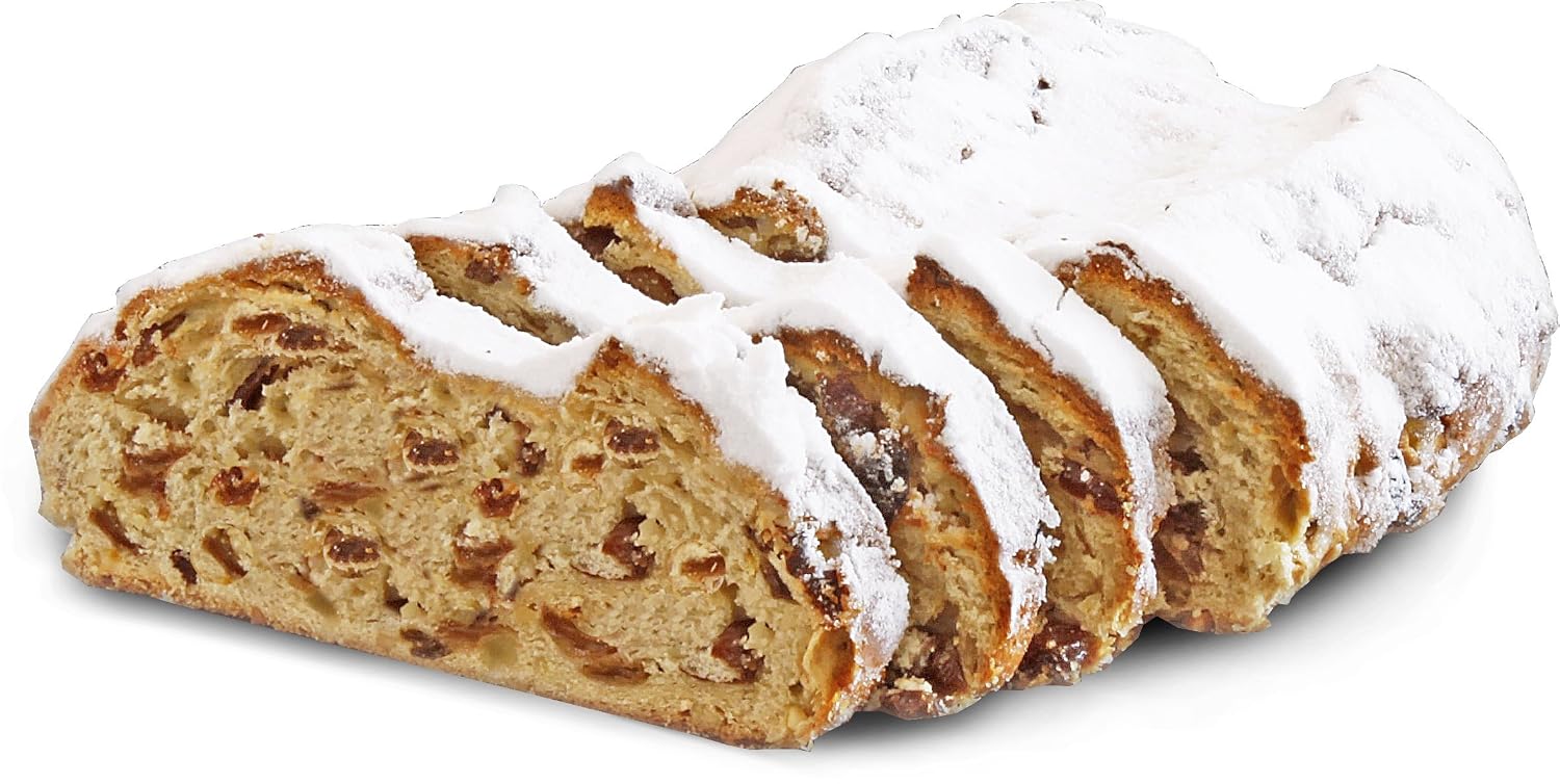 Backstube Sven Hennig 1000 g Handmade "Original Dresdner Christstollen" in Gift Box Canaletto Dresden Motif – Bild 3