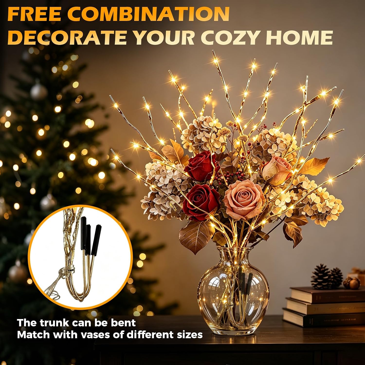 Pack of 3 Christmas Decoration Indoor Outdoor Home Decoration Christmas – Bild 2