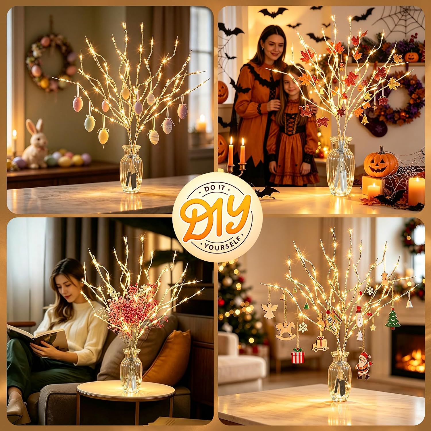 Pack of 3 Christmas Decoration Indoor Outdoor Home Decoration Christmas – Bild 5