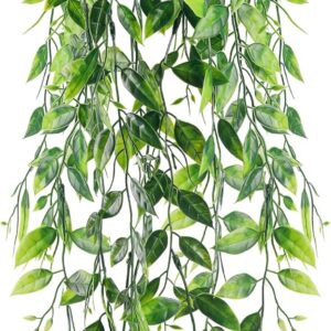 The Rose Hanging Plant Artificial Pea Pods for Room Bathroom Shelf Decoration