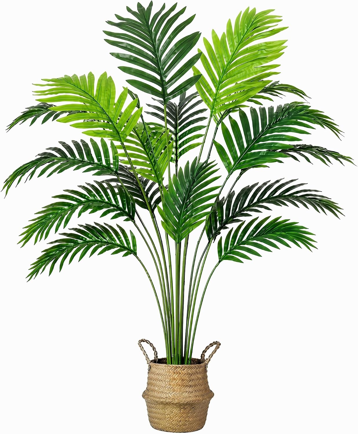 Artificial Plants 71 cm Artificial Plant Areca Palm Tree with Seagrass