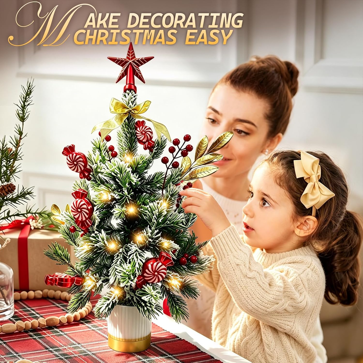 Small Mini Christmas Tree Lighting 60 cm – Bild 4