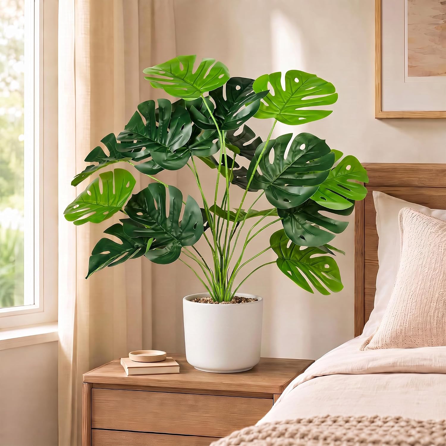 Monstera Artificial Plants, 71 cm, Artificial Plant, Large – Bild 4