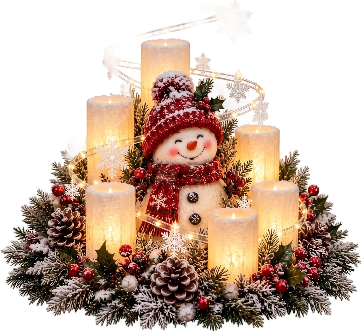 Christmas Table Decoration with Illuminated Elements – Bild 2