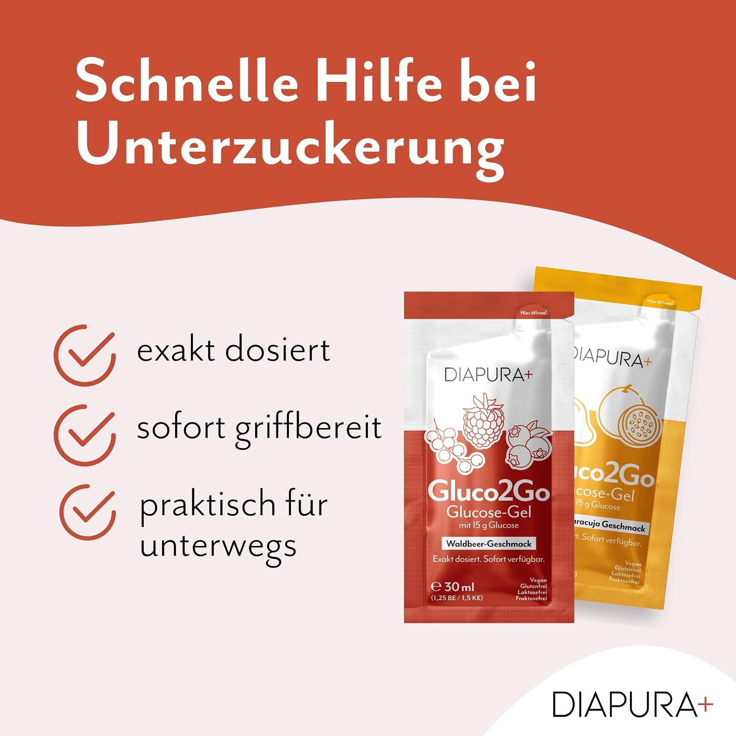 DIAPURA Gluco2Go Mix Pack with Forest Beer (12) + Mango Passion Fruit (12 – Bild 5