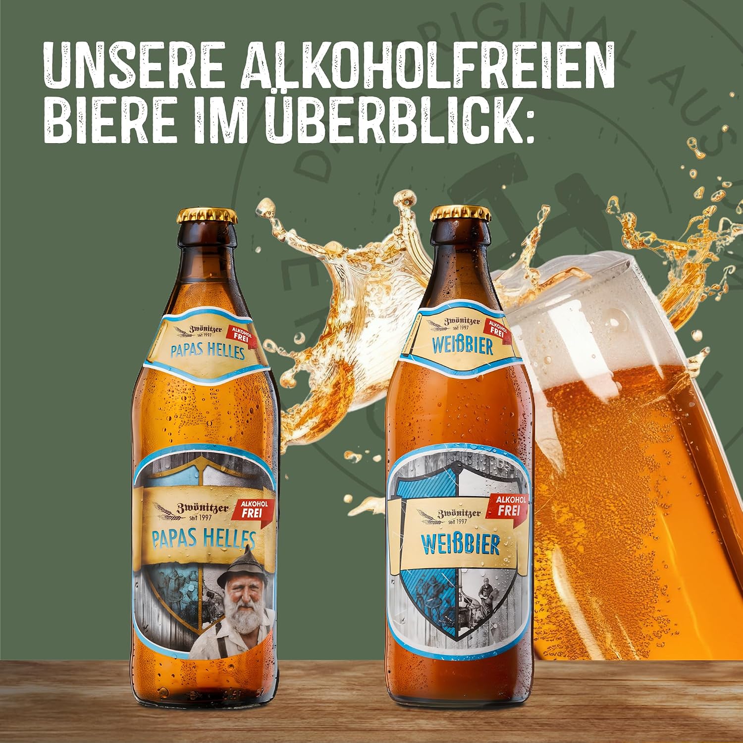 Brauerei Zwönitz Papas Light Alcohol-Free 18 x 0.5 Litres Light Beer – Bild 6