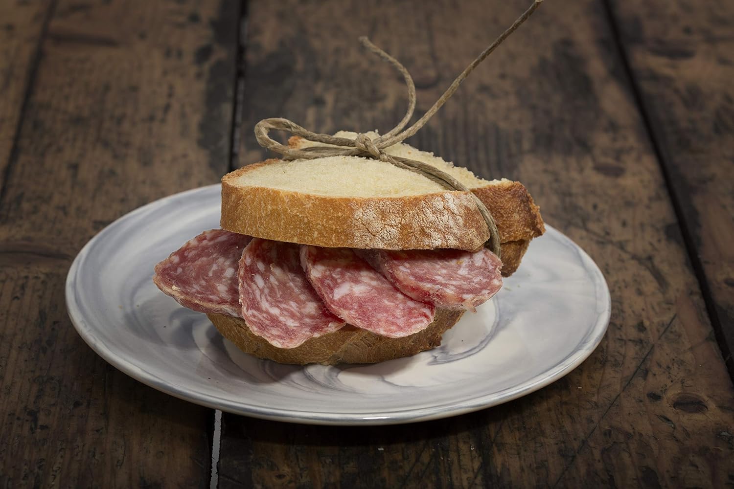Salame Felino Italian Salami 900 g Approx. Salumi Pasini, Italian Pork Matured in Natural Cases, Italian Salami in One Piece – Bild 8