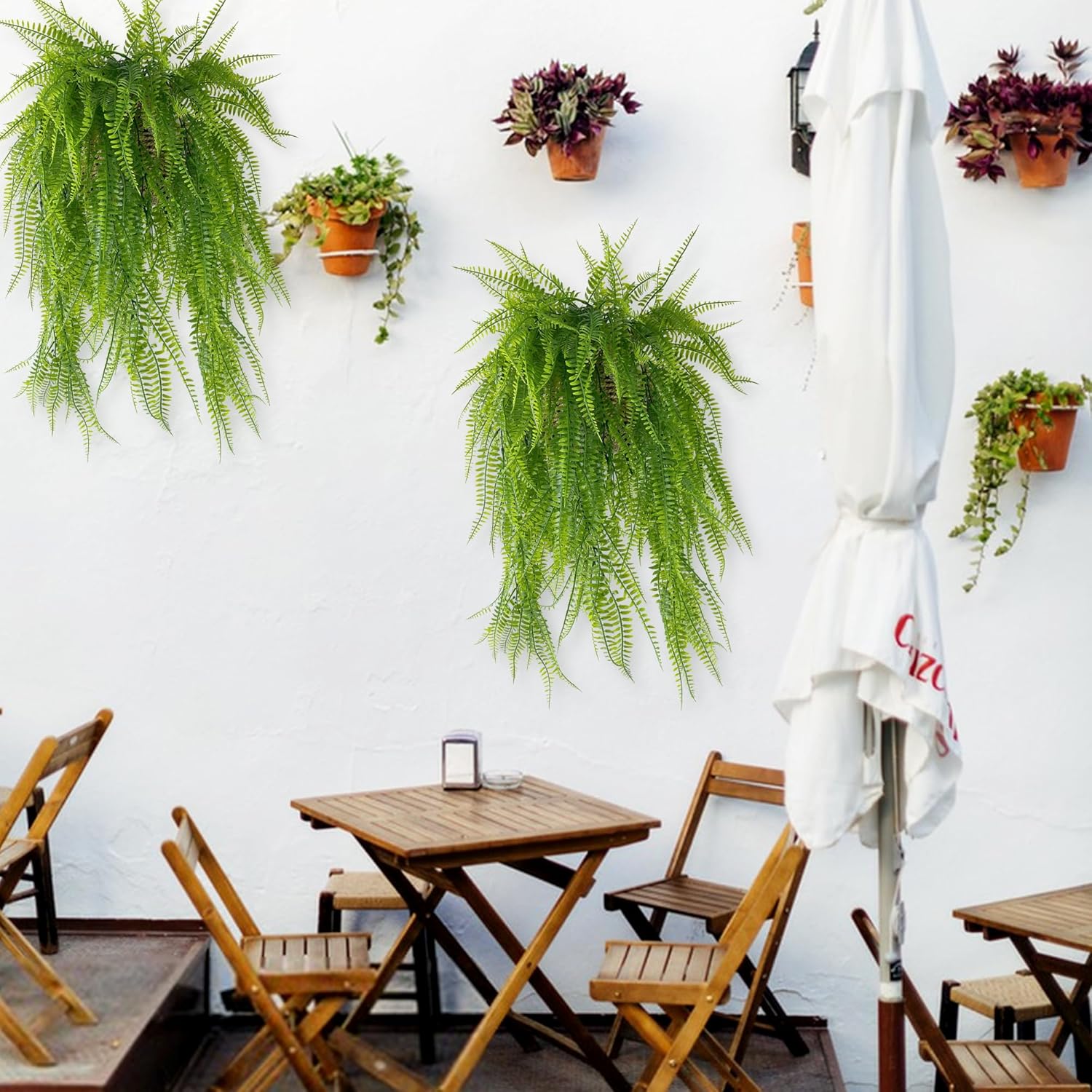 Artificial Plant Hanging 80 cm Artificial Hanging Plants Fern Indoor – Bild 5