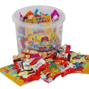 Sweets - Mix Party Box 200 Pieces for Children's Birthday Party with 6 Children, Pack of 1 (1 x 1 kg)