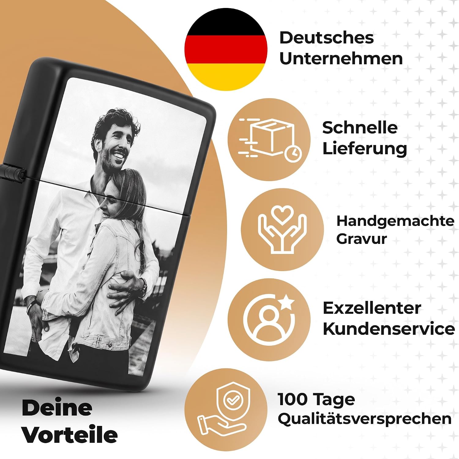 Personalised Lighter with Photo and Engraving - Customisable – Bild 6
