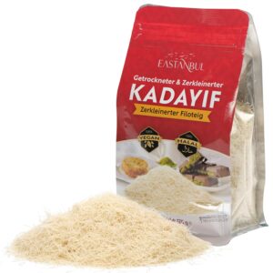 Eastanbul Kadayif Engelshaar Teigfäden für Dubai Schokolade, 170g