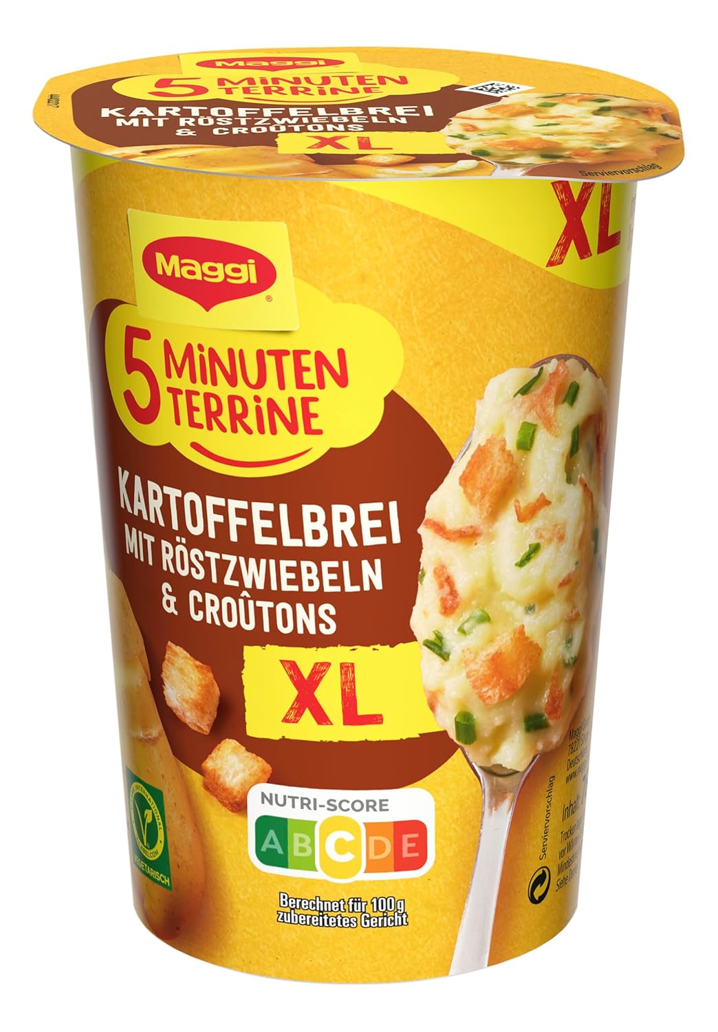 MAGGI 5 Minute Terrine XL Mashed Potato Roasted Onions, Pack of 8 (8 x 76 g – Bild 3