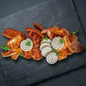 Wurstbaron Barbecue Pack Bavaria for 10 People – For Perfect Grilling Enjoyment – Various Marinated Grilled Meat Varieties and Bratwursts