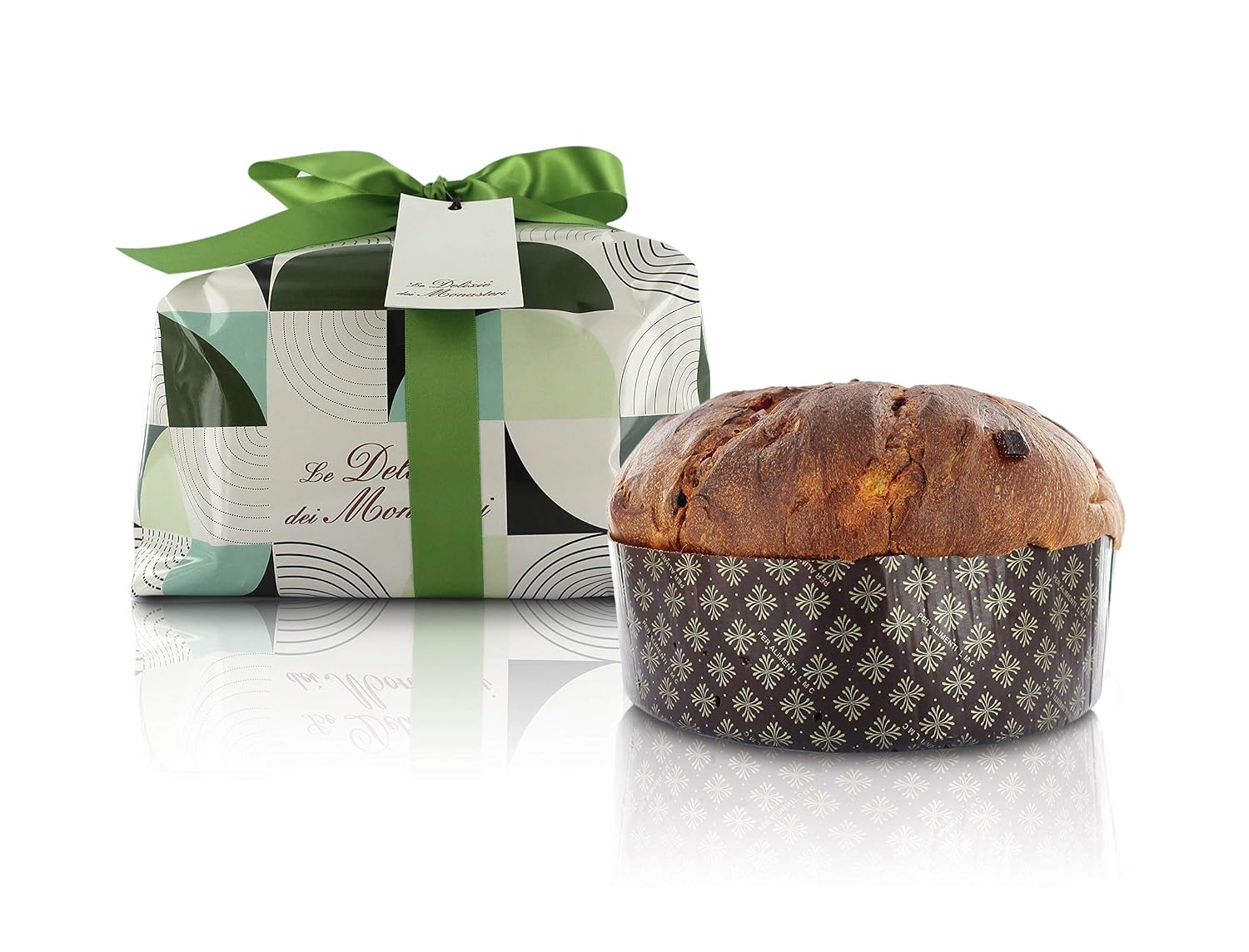 Milan Baked Classic Panettone, Traditional Recipe of Italian Christmas Fruit Cake (1kg)