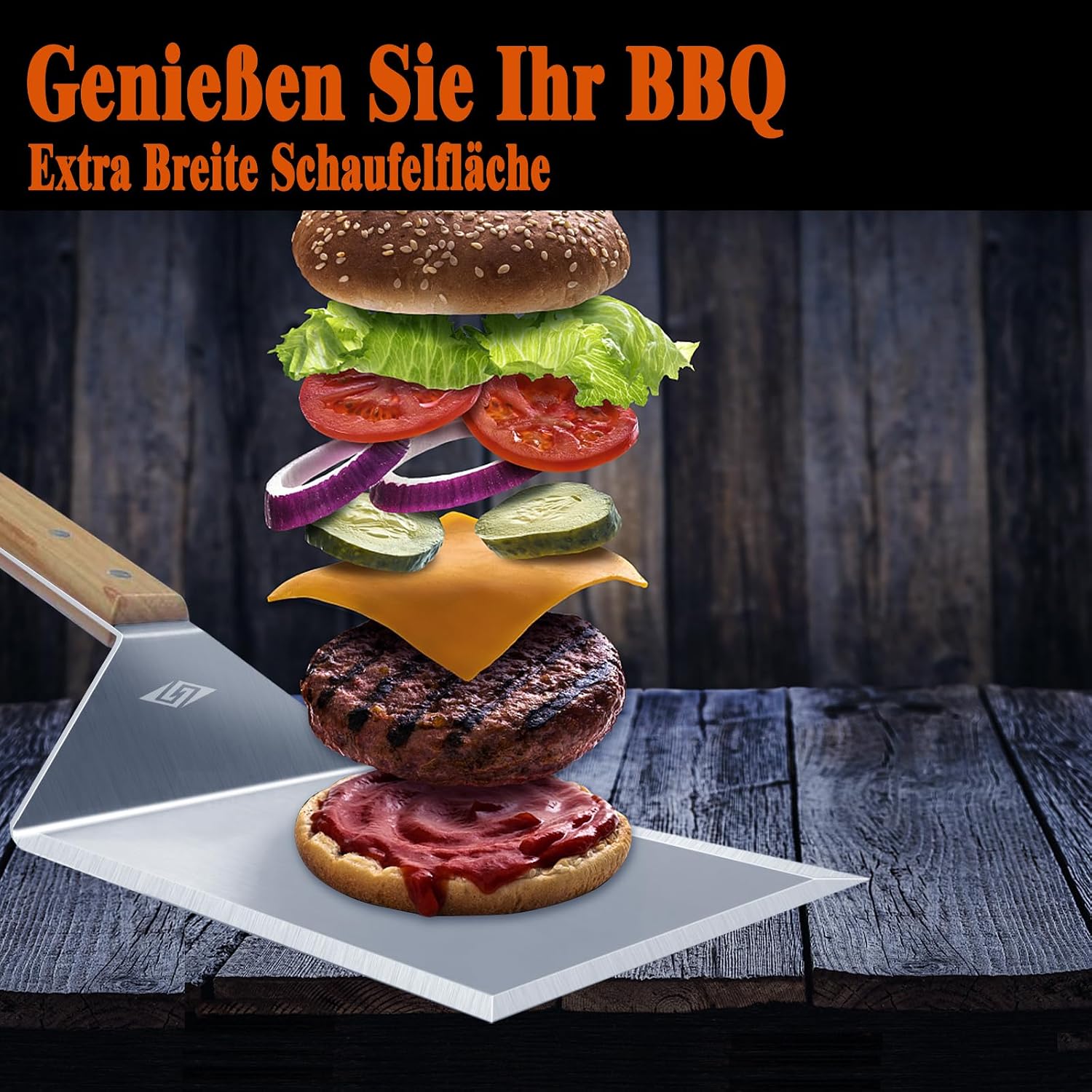 STEVEN-BULL S Stainless Steel Spatula for Smash Burger – Bild 3