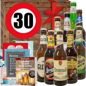 Gift for Men for 30th / Beer Box/Beer from Germany