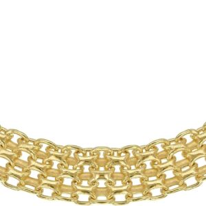 CARISSIMA 9ct Yellow Gold Bismark Necklace of Length 43cm