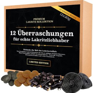 Liquorice Mix in Gift Set with 12 Different Varieties Liquorice 240 g