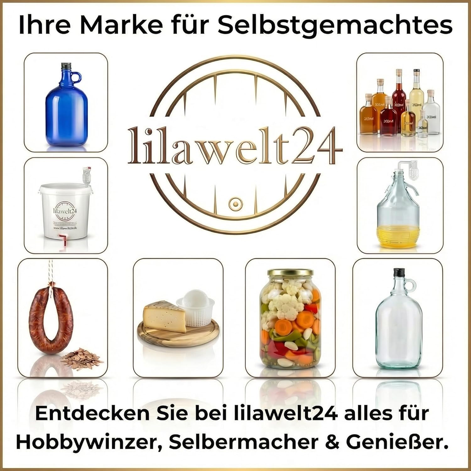 lilawelt24 Fermentation Container 30 L with Drain Tap and Fermentation Tube, Fermentation Bucket for Beer and Wine, Fermentation Barrel Made of Food-Grade Plastic with Scale – Bild 8