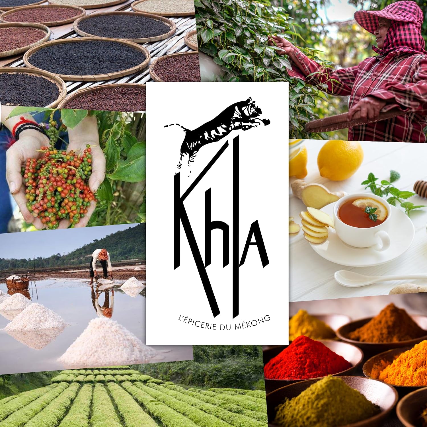 Khla - Set of 5 Mekong Pepper Mills - Gift Set - Kampot & Sichuan Pepper - Pepper from Around the World - Refillable Mills - Gift - Origin Cambodia & China – Bild 8