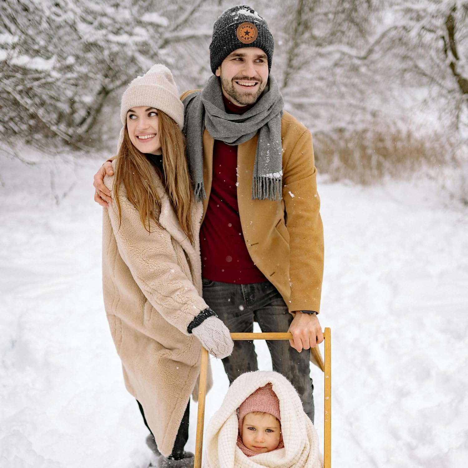 Jeasona Men's / Women's Winter Warm Knitted Hat – Bild 5