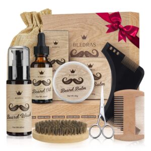 Beard Care Set for Men, 10-in-1 Beard Set, High-Quality Men’s Gift