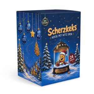 Scherzkeks Advent Box with 24 Biscuits
