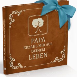 Papa erzähl mir von deinem Leben | Memory Book to Fill In | Dad Gift Birthday | Family Book | Father's Day Gift for Dad | Gift for Dad | Book for Father's Day