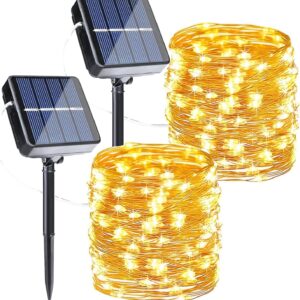 Solar Fairy Lights Outdoor 2 x 12 m 120 LED Solar Fairy Lights Outdoor