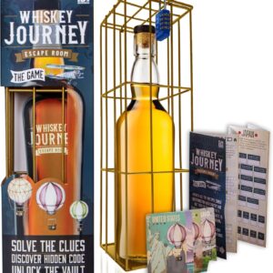 Boxer Gifts Whiskey Escape Room Game for Adults – Unlock the Cage to Get Bottle, Funny Brain Teaser Puzzle for Adults, Whiskey Gifts for Men for Birthdays or