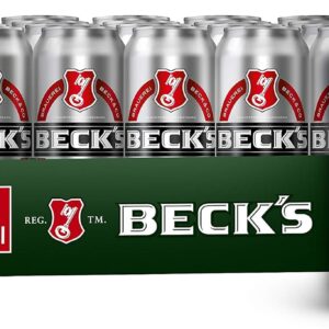 Beck’s Pils Can Beer, Variety Pure Can Set, Disposable (24 x 0.5 L), Pils Beer