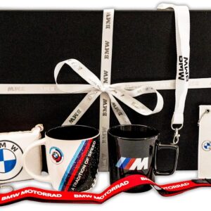 BMW Gift Set in Exclusive Gift Box 7-Piece M Cup Keyring Lanyard