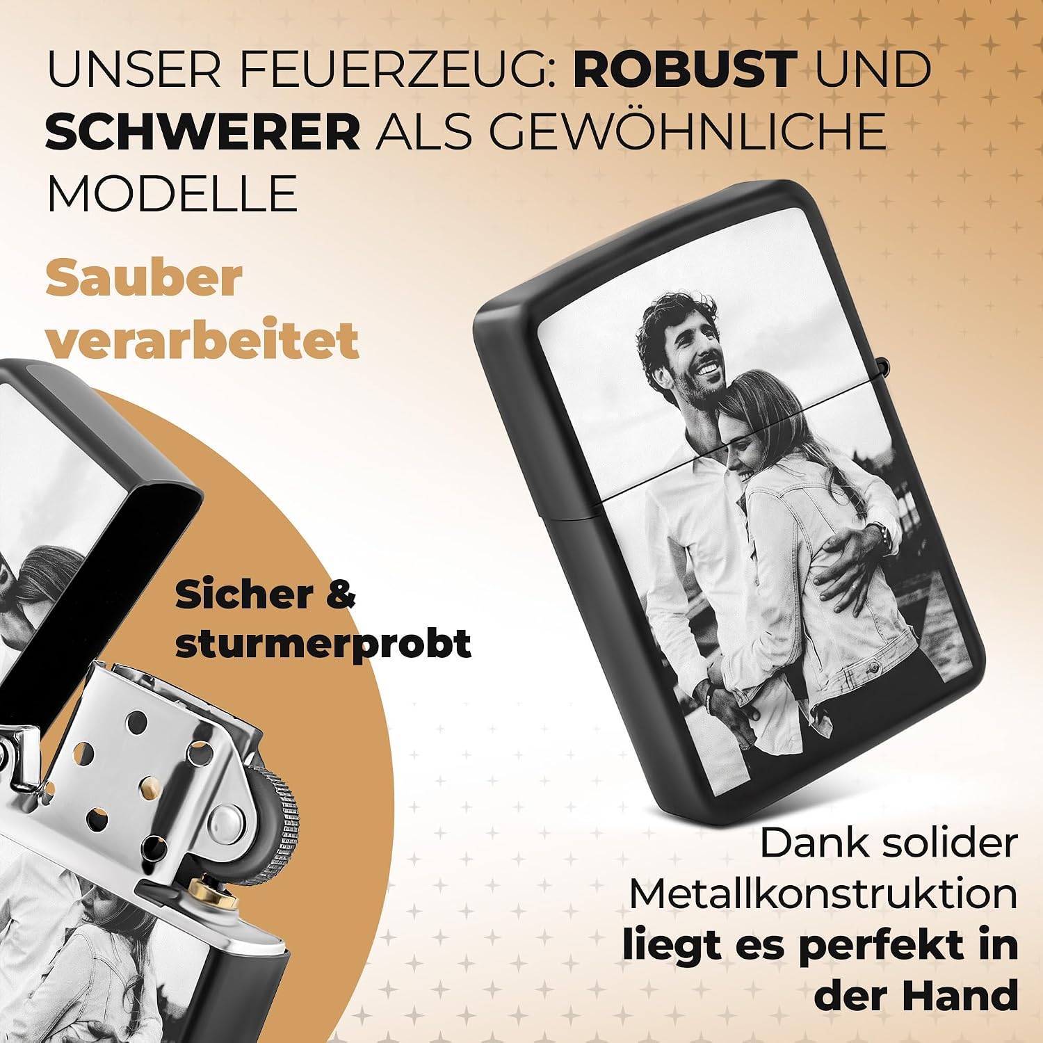 Personalised Lighter with Photo and Engraving - Customisable – Bild 5