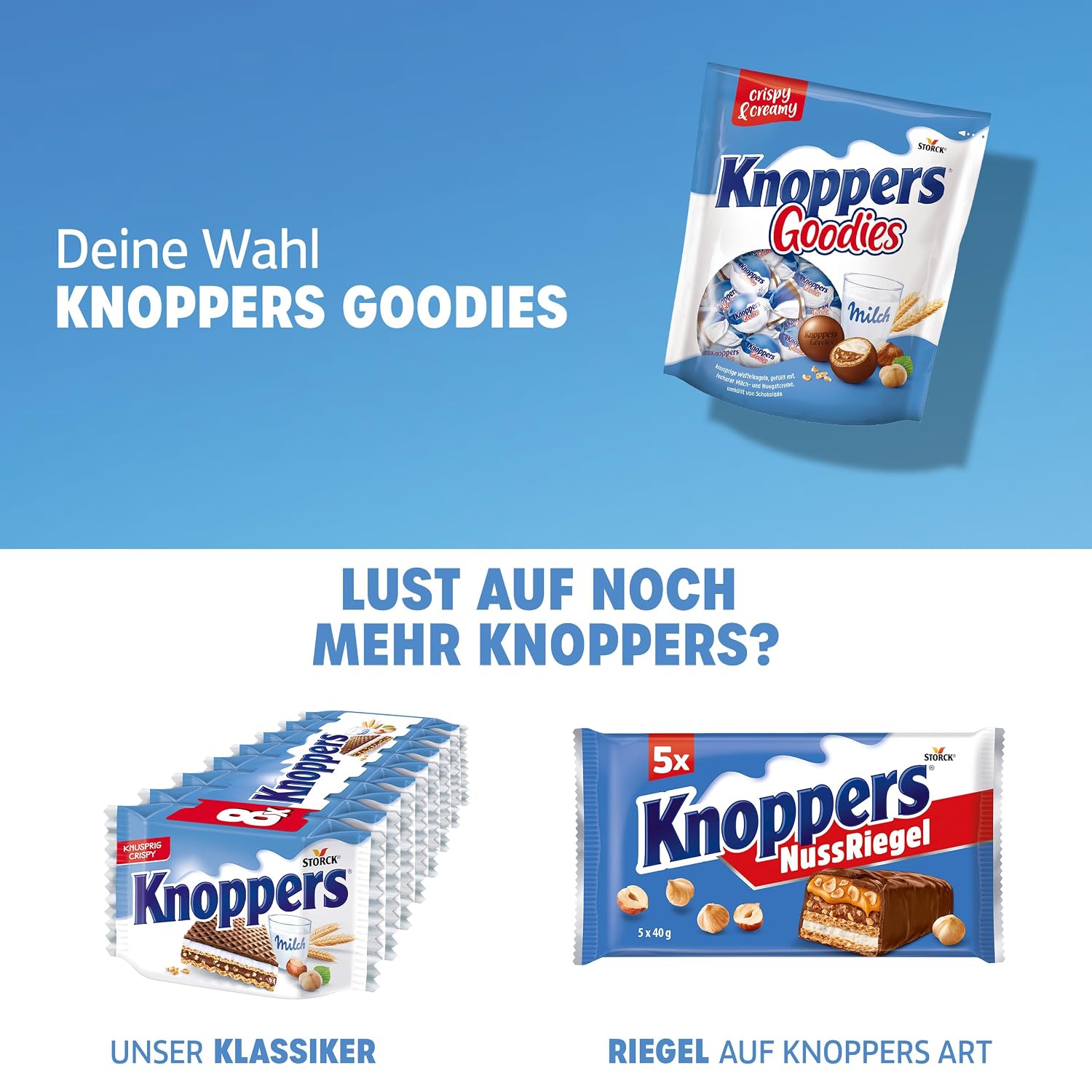 Knoppers Goodies Crispy Minis, Waffle Balls with Chocolate, 1 x 180 g – Bild 6