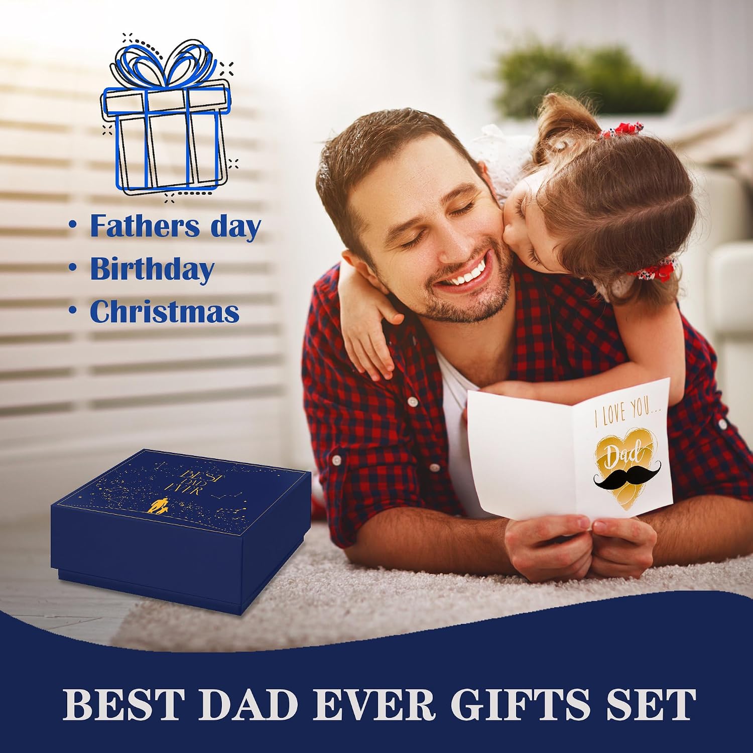 Father's Day Gifts, Christmas and Birthday Gifts for Dad, Personalized Gifts for Dad, Men, from Daughter and Son, Christmas Gift for Dad – Bild 6