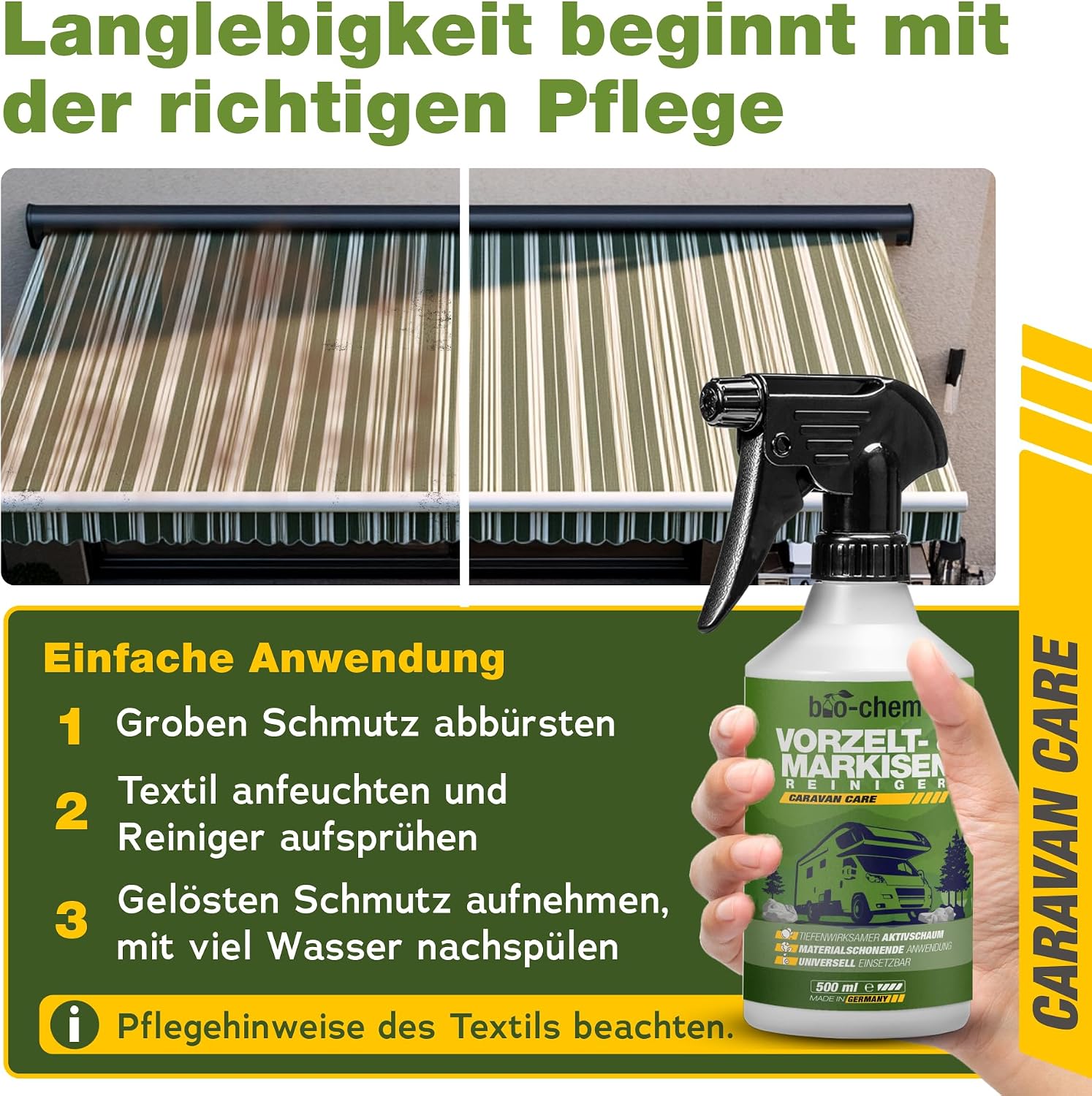 bio-chem Awning Cleaner Awning Cleaner 500 ml – Bild 4