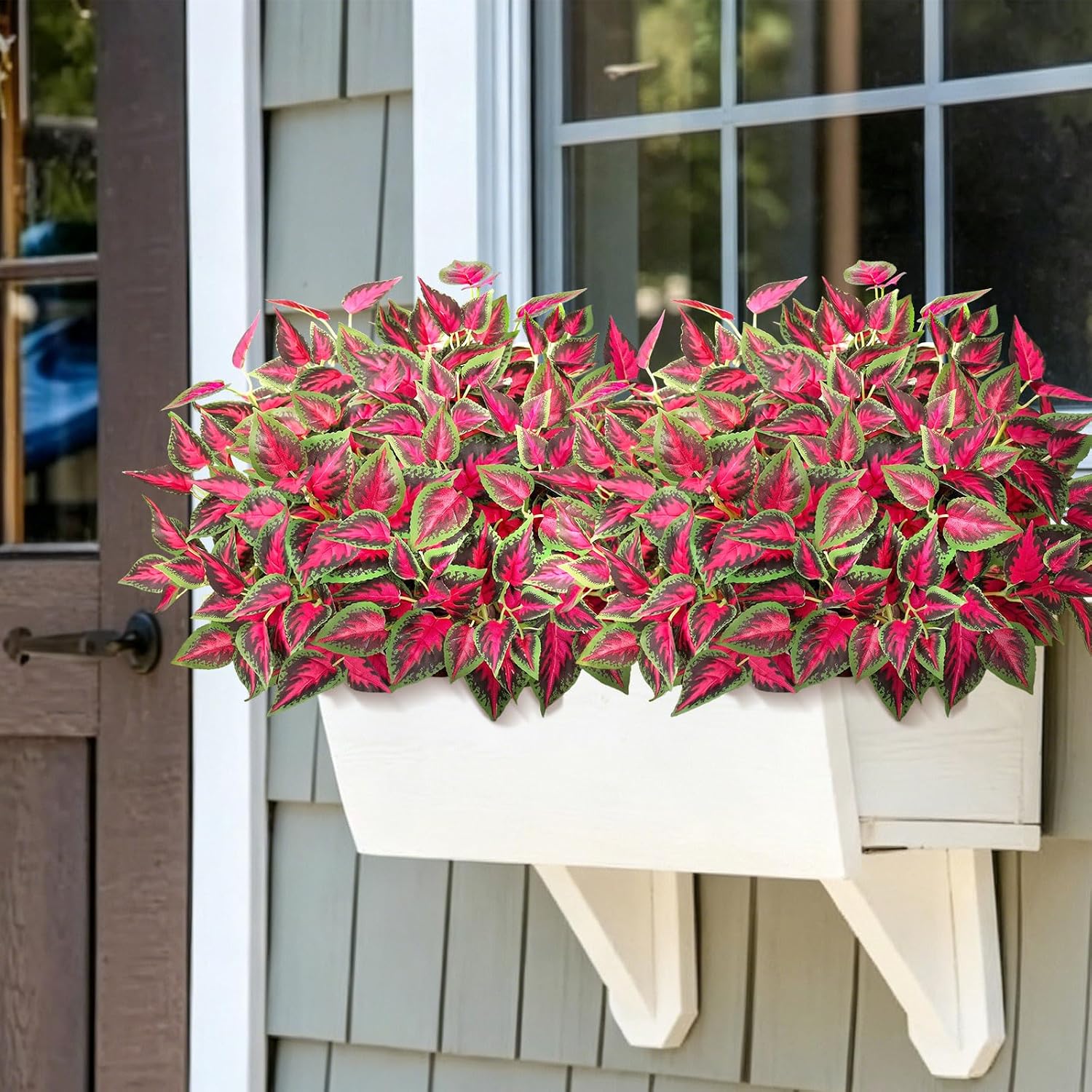 Betylifoy Artificial Plants Like Real 42 cm Artificial Crettocks Pack of 4 – Bild 6