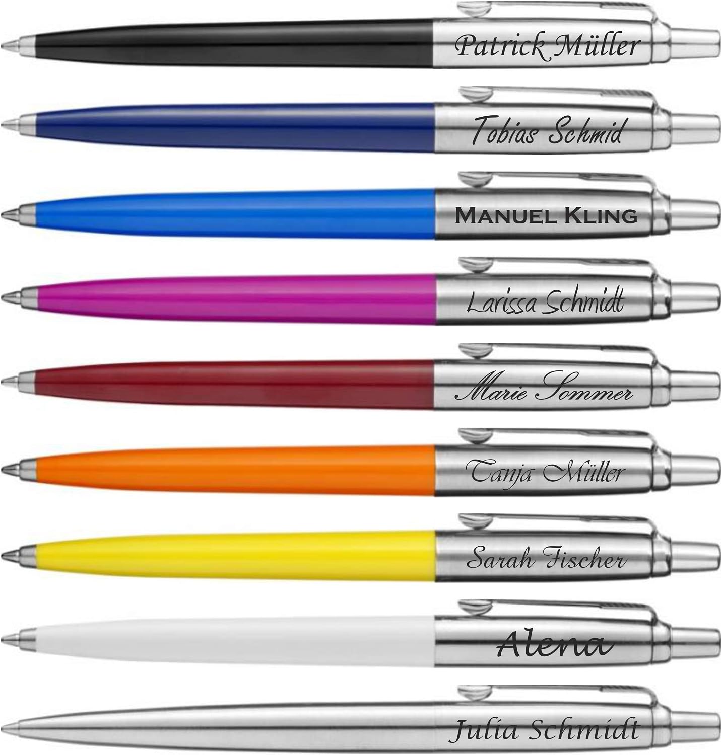Parker - Exclusive JOTTER Ballpoint Pen with Engraving Laser Engraved New (Stainless Steel) – Bild 6