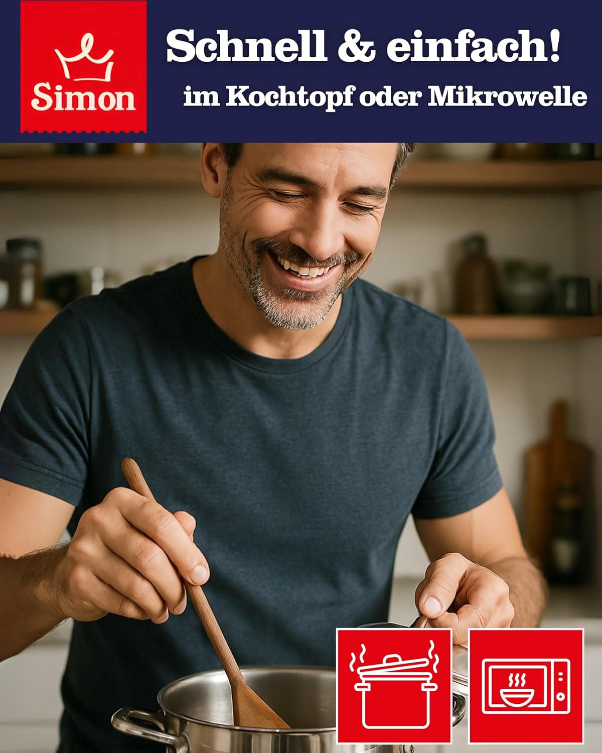 SIMON Delikatess Beef Goulash 500 g I Tender Meat in Savory Sauce I Ready Meal in Recyclable Canned I Authentic Home Cooking – Bild 4