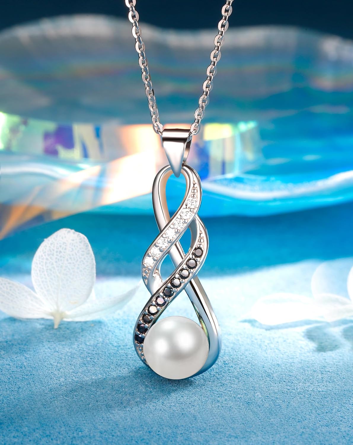 Gifts for Wife Pearl Necklace Jewellery Christmas Gift Mother's Day Mum Gift Valentine's Day Anniversary Wedding Birthday Wife Girlfriend – Bild 5