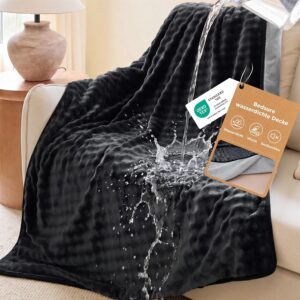 Bedsure Waterproof Blanket Cuddly Blanket 152 x 203 cm – Love Blanket