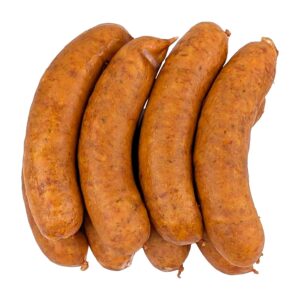 Landperle Käsekrainer 1 kg Refined with Garlic, for Grilling and Roasting, Ideal as a Party Snack with Ketchup, Mustard & Horseradish, with Garlic Bread, Chips & Coleslaw, to Enjoy