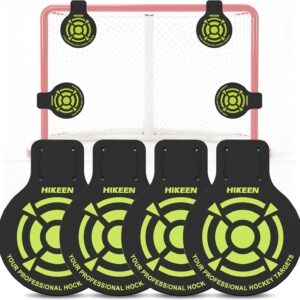 BOOSTEADY Ice Hockey Goal Targets Made of 5 mm Thick PVC, Pack of 4 Hockey Targets Hockey Shooting Targets for Lacrosse and Hockey