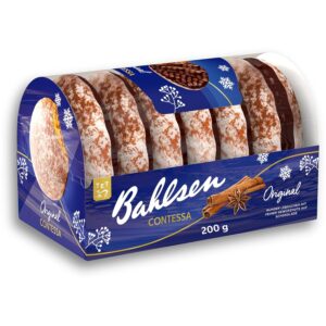 Bahlsen Contessa – Pack of 1 – Round Gingerbread on Chocolate (1 x 200 g)