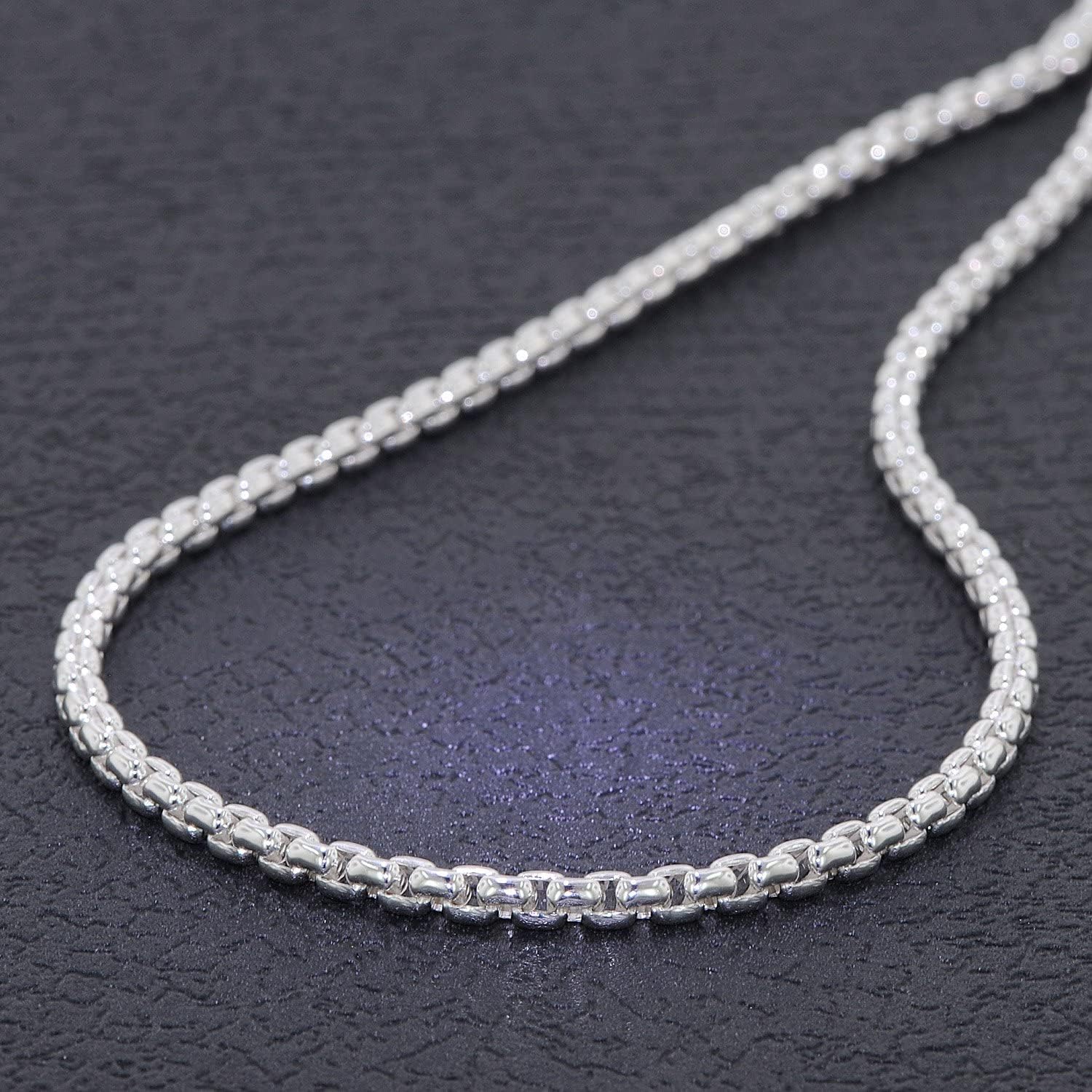 trendor Halskette 925 Silber Venezia-Kette Rund 3,7 mm 39415 – Bild 2