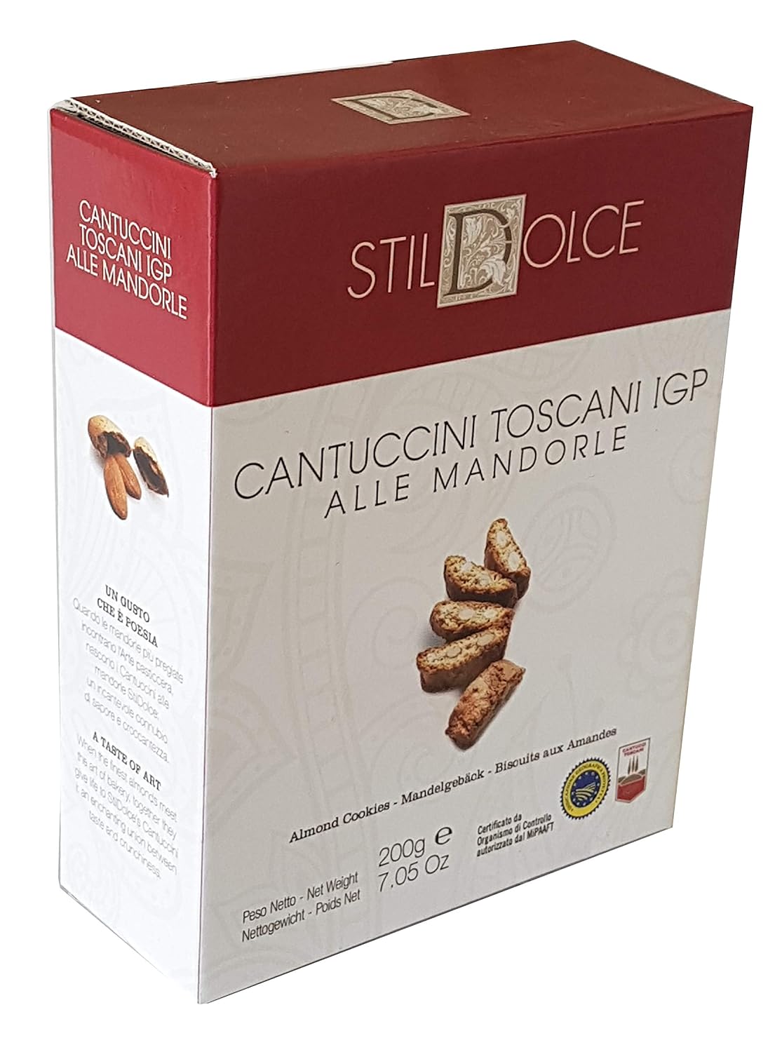 Stildolce - Original Tuscan Cantuccini Almond Pastry | Biscotti Italian (PACK200)