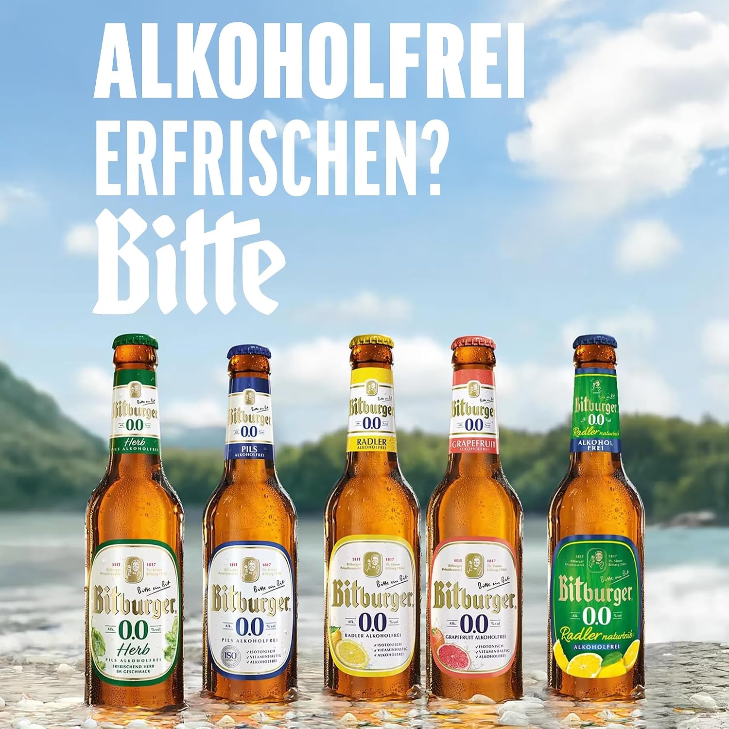 Bitburger 0.0% Herb Pils Alcohol-Free – Canned Beer 24 x 0.5 L Sugar-Free – Bild 7