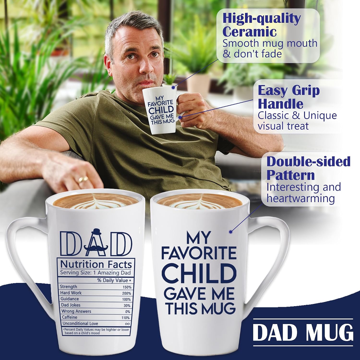 Father's Day Gifts, Christmas and Birthday Gifts for Dad, Personalized Gifts for Dad, Men, from Daughter and Son, Christmas Gift for Dad – Bild 2